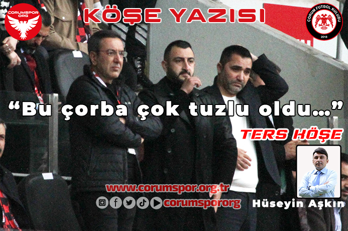"Bu Çorba Çok Tuzlu Oldu"