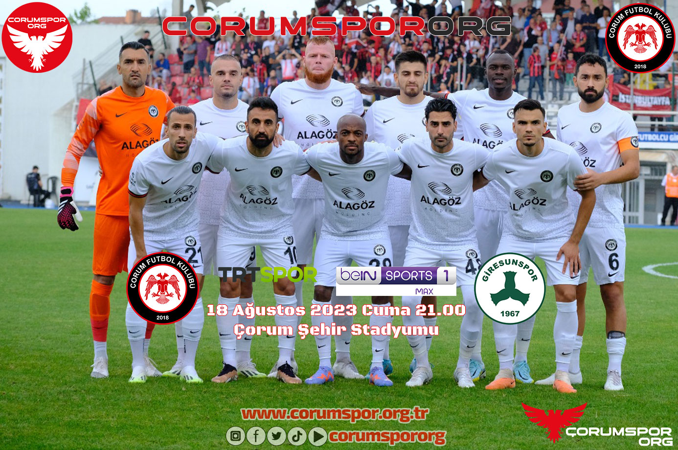 1.Lig’de  2.haftanın perdesi  yarın akşam Çorum’da açılıyor