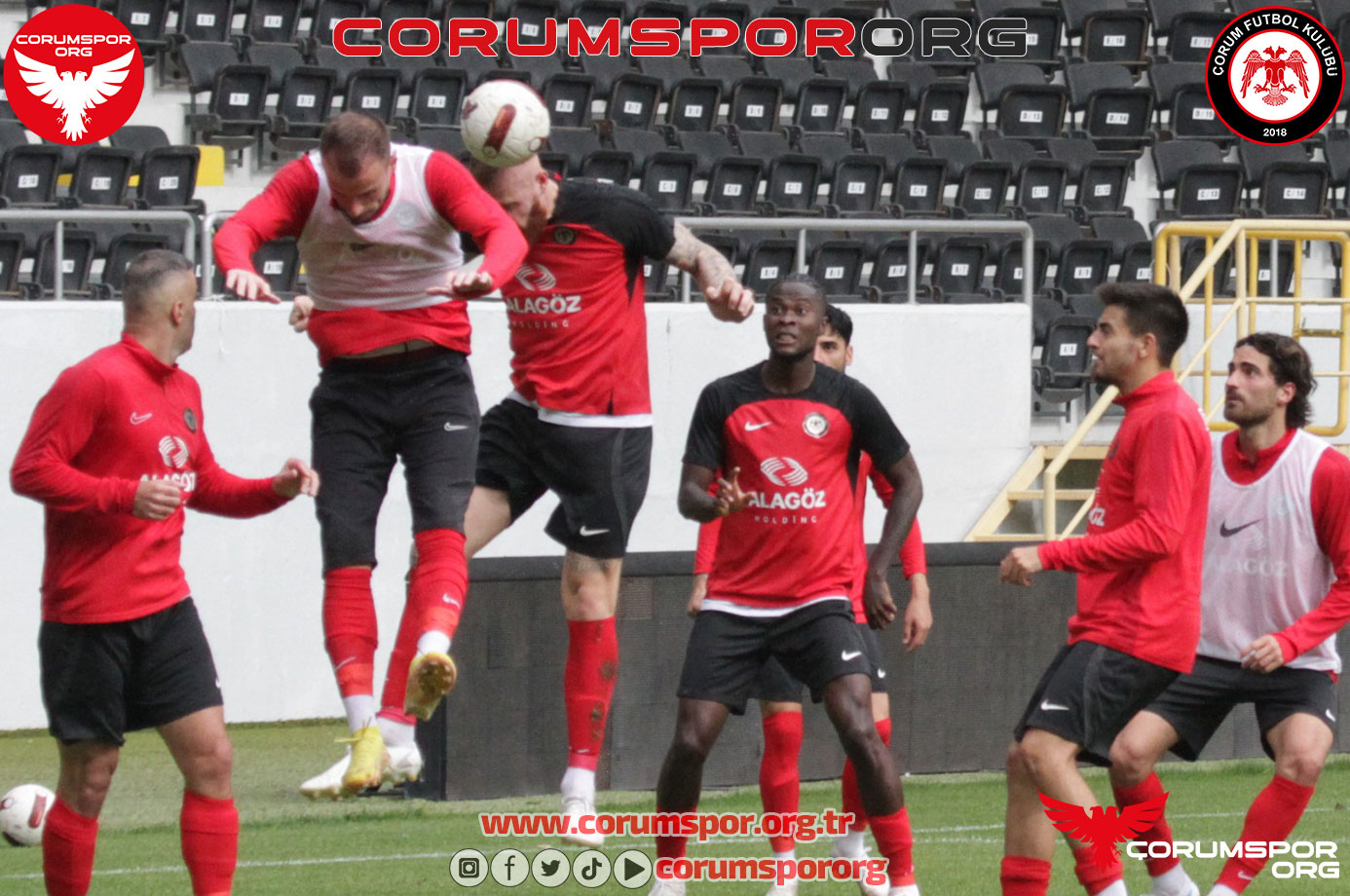 A.Çorum FK Eyüpspor provasını çift kale ile yaptı