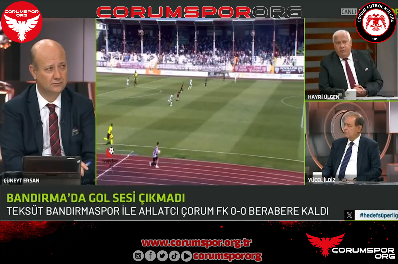 A.Çorum FK kolej havasında bir takım.