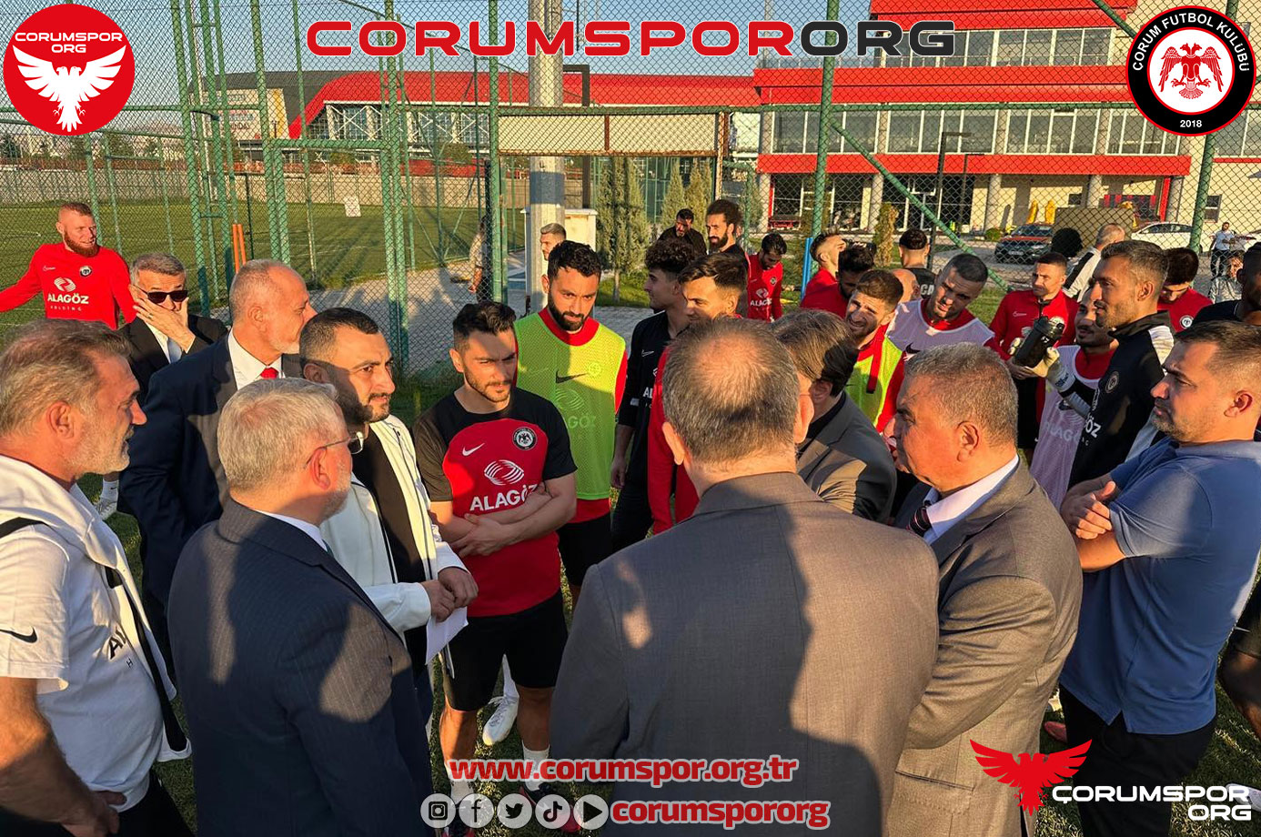 Ahlatcı Çorum FK’ya Filistin’den ziyaret
