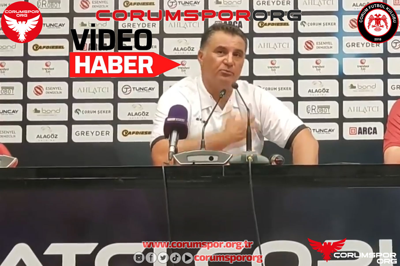 Bitexen Giresunspor Teknik Direktörü Mustafa Kaplan'ın Çorum FK-Giresunspor maçı sonrası görüşleri
