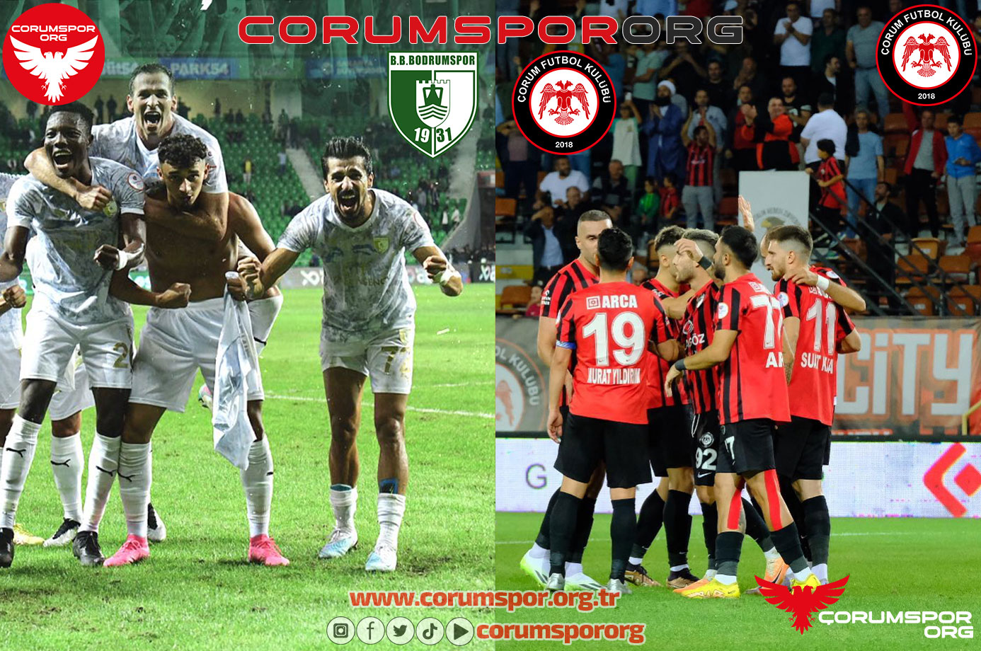 Bodrum FK evinde, Çorum FK deplasmanda yenilmiyor