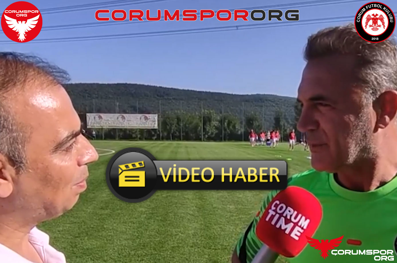 Çorum FK Bolu Kampında Çorum Time tarafından Teknik Direktör Tahsin ile yapılan röportaj 
