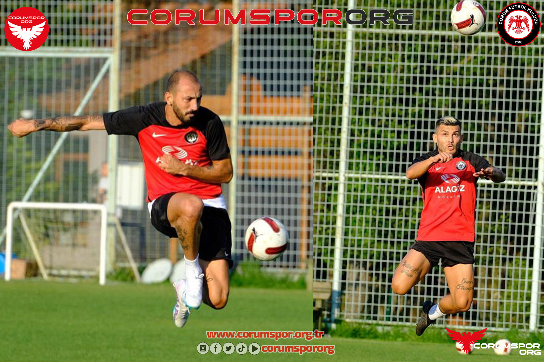 Çorum FK Bolu kampının 6. gününde sabah kuvvet, akşam taktik çalıştı.