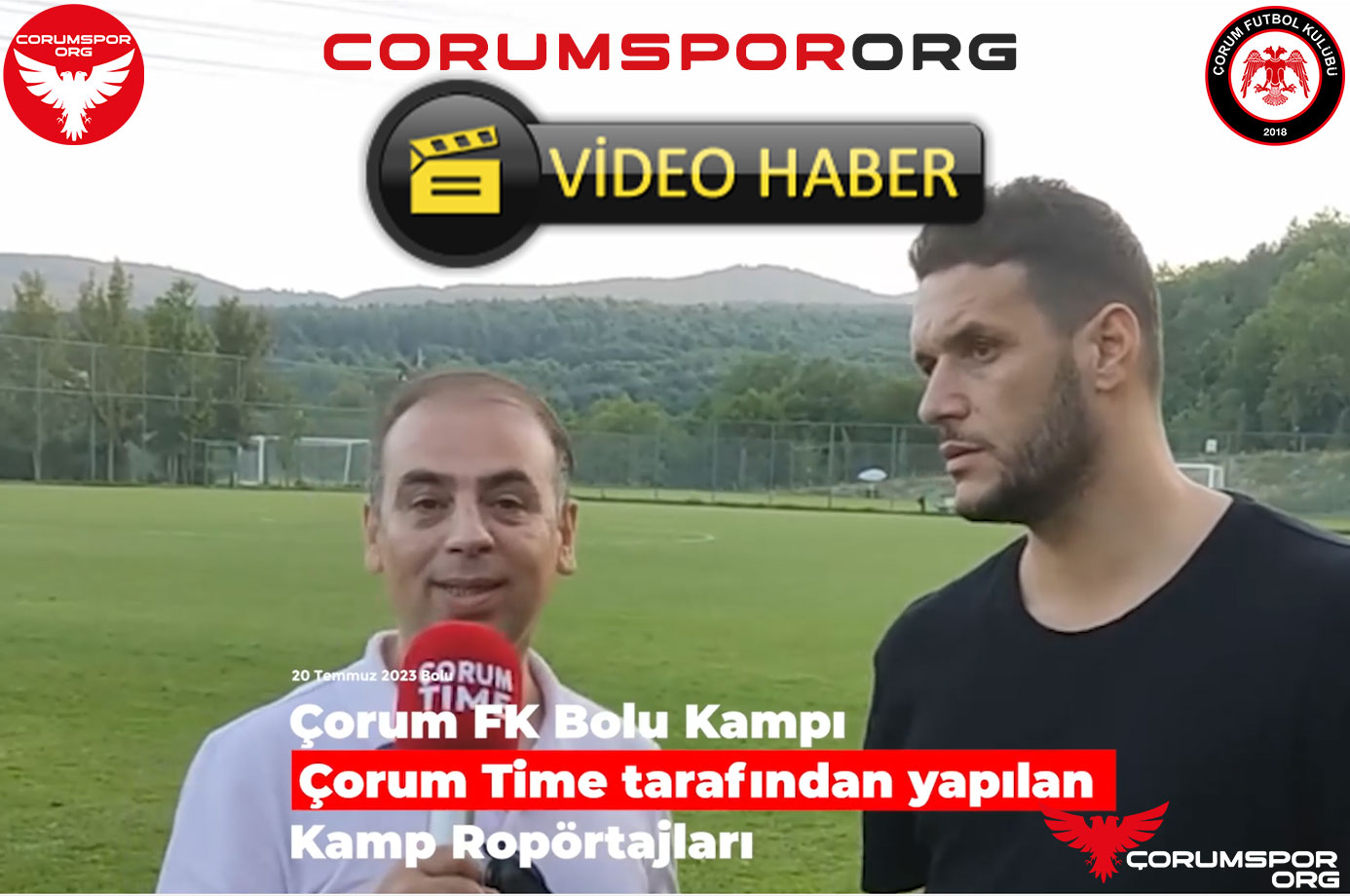 Çorum FK Bolu Kampında Çorum Time tarafından Kulüp CEO’su Abdülhamit Yıldız ile yapılan röportaj 