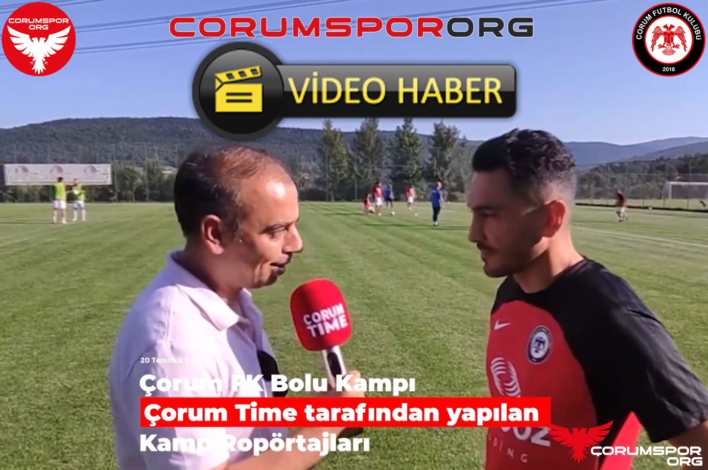 Çorum FK Bolu Kampında Çorum Time tarafından kaptan Murat Yıldırım ile yapılan röportaj