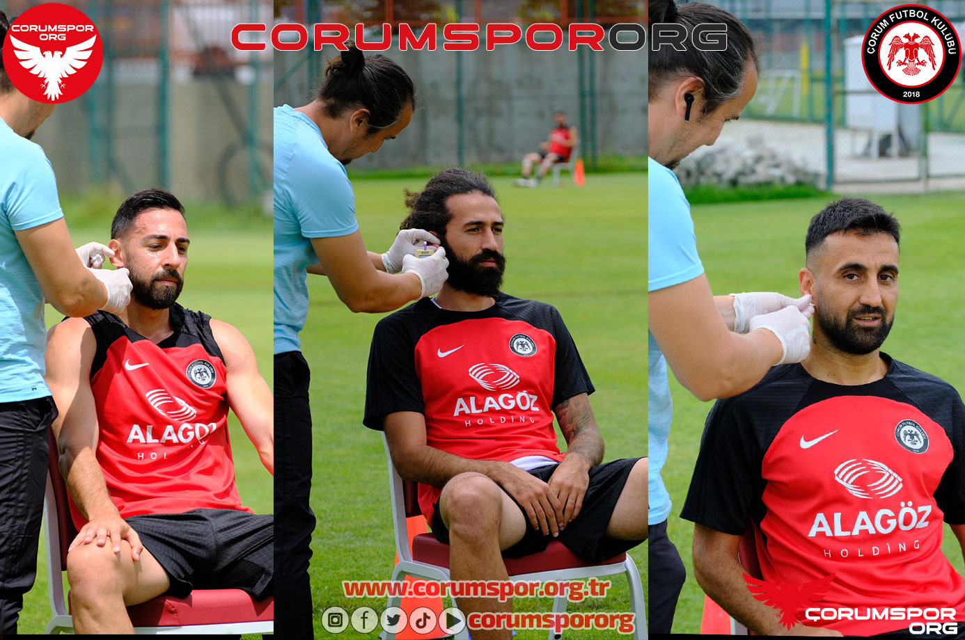 Çorum FK 'da bugün oyuncularımıza laktat testi uygulandı