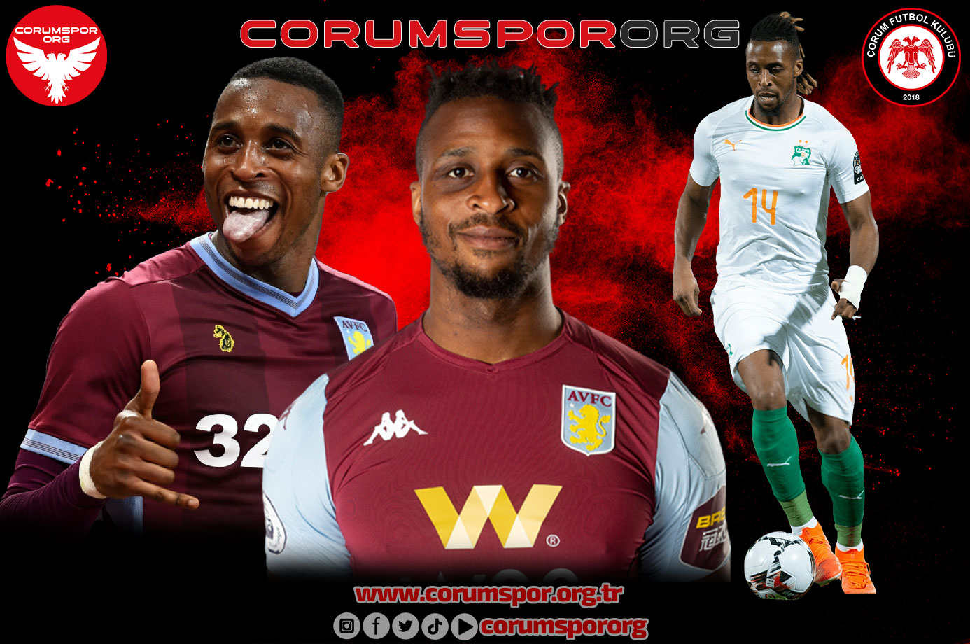 Çorum FK’da Jonathan Kodjia iddiası