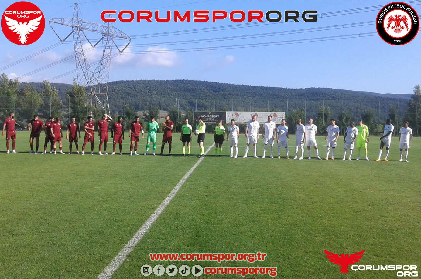 Çorum FK hazırlık maçında Bandırmaspor'a 2-1 mağlup oldu
