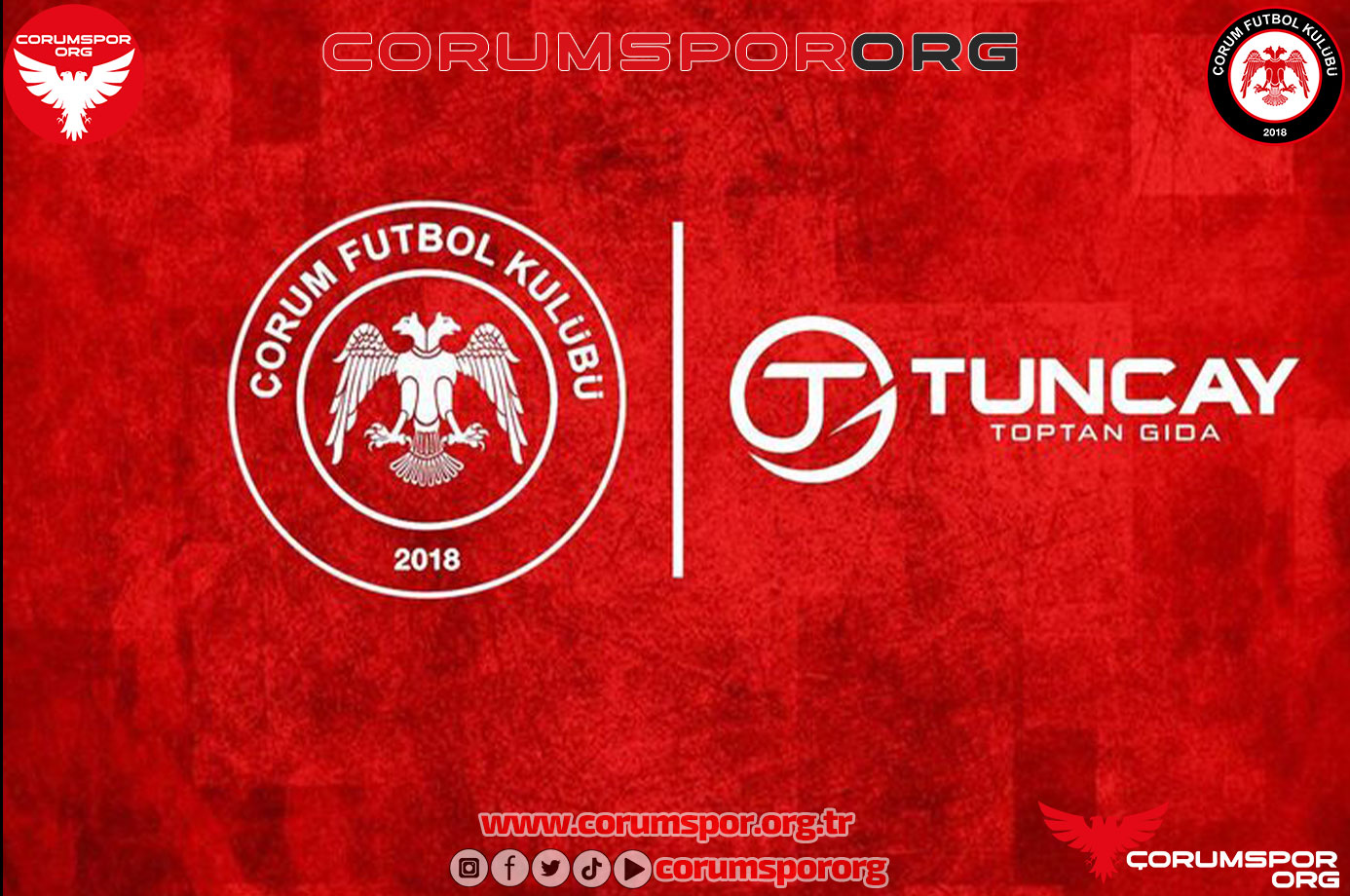 Çorum FK’nın içecekleri Tuncay Toptan Gıda’dan