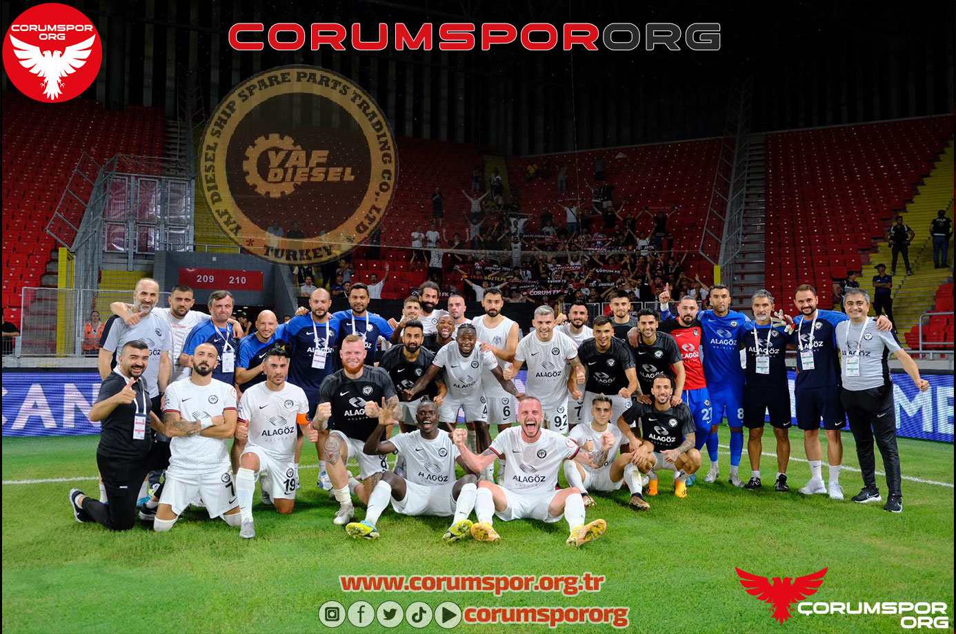 Çorum FK’nın sponsoru YAF Diesel’den pirim desteği