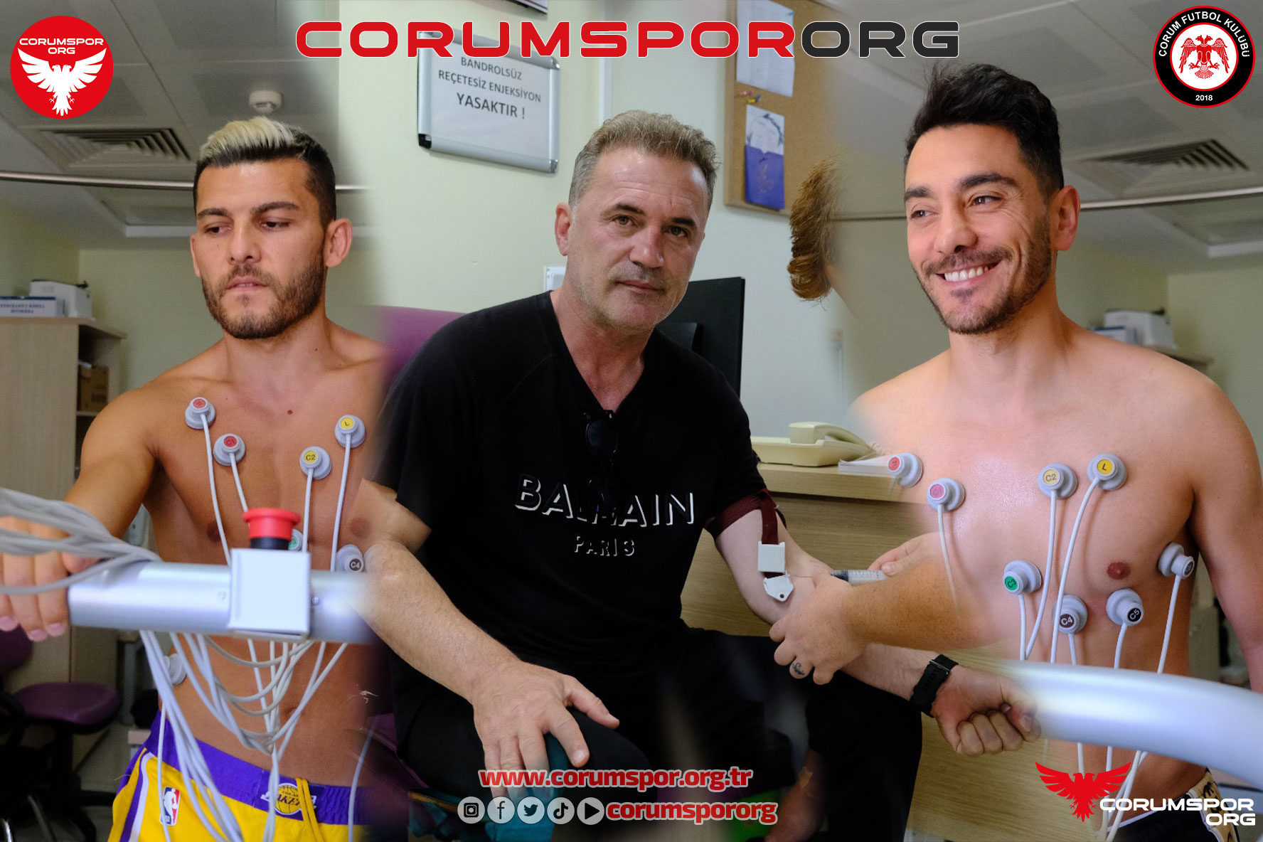 Çorum FK sağlık kontrolünden geçti