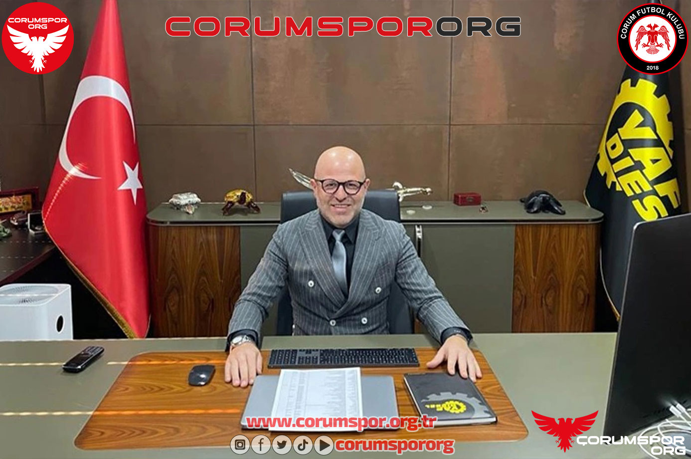 Ahlatçı Çorum FK sponsoru Kanıcı “Süper Lig kapısını zorlamalıyız!”