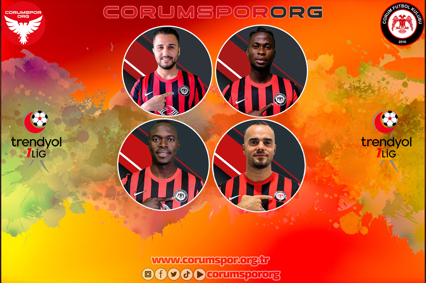 Dört futbolcu ceza sınırında