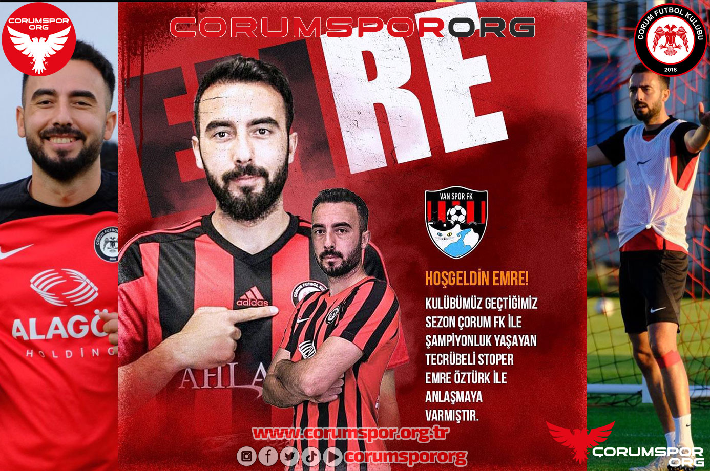 Emre Öztürk Vansspor FK ile sözleşme imzaladı.