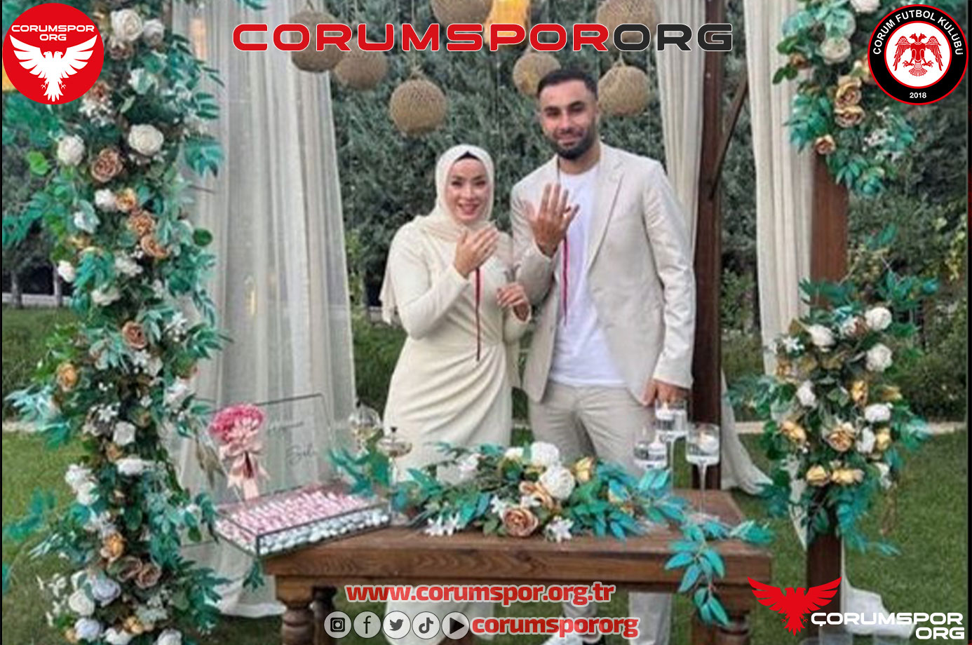 Eski Çorum FK’lı Selim Ilgaz nişanlandı