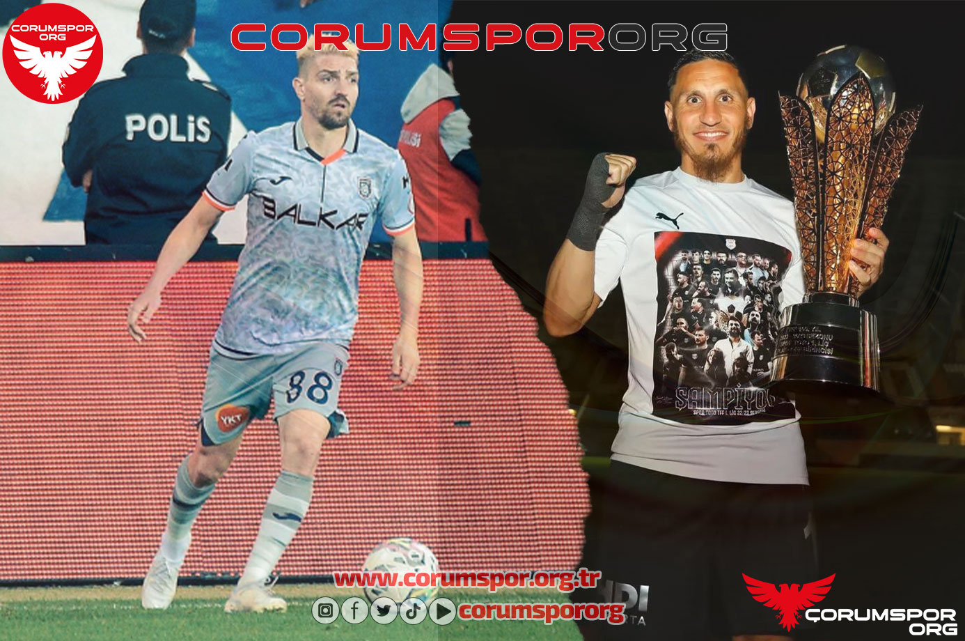 Eyüpspor, Caner Erkin ve Adrein Regattin'i Kadrosuna Kattı