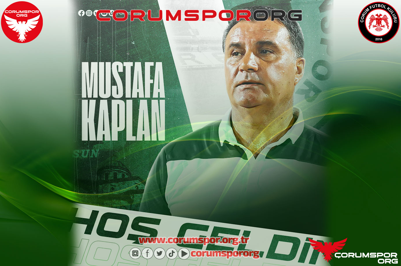 Giresunspor'un Yeni Teknik Direktörü Mustafa Kaplan Oldu.
