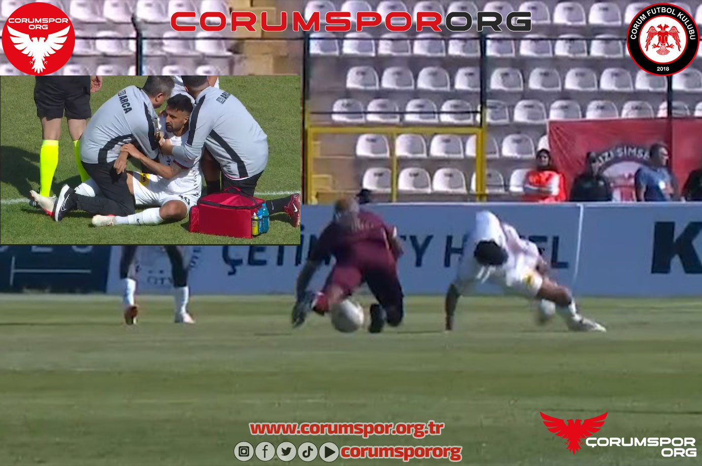 Gökhan’ın omzu çıktı