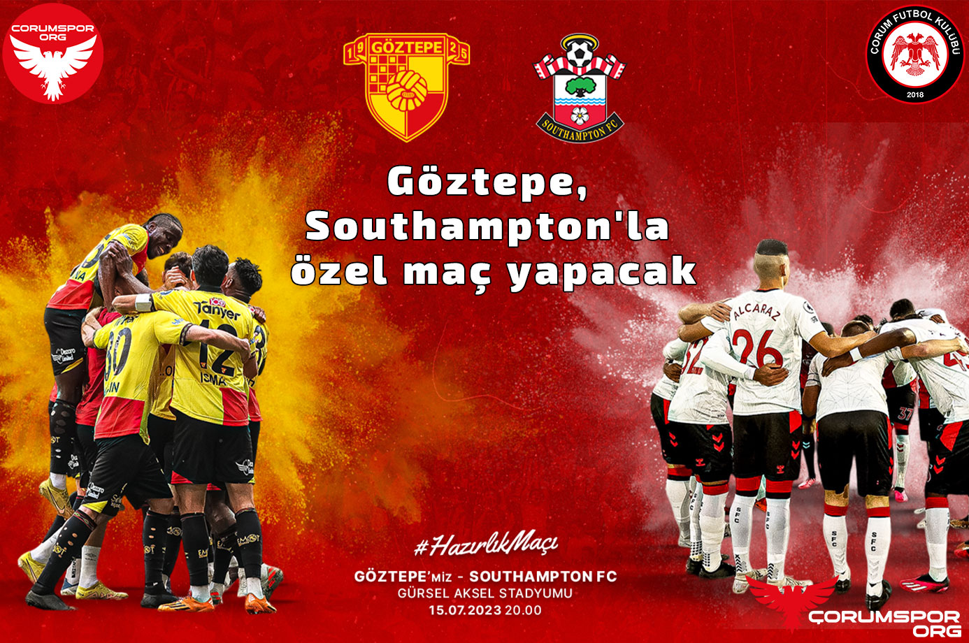 Göztepe, Southampton'la özel maç yapacak