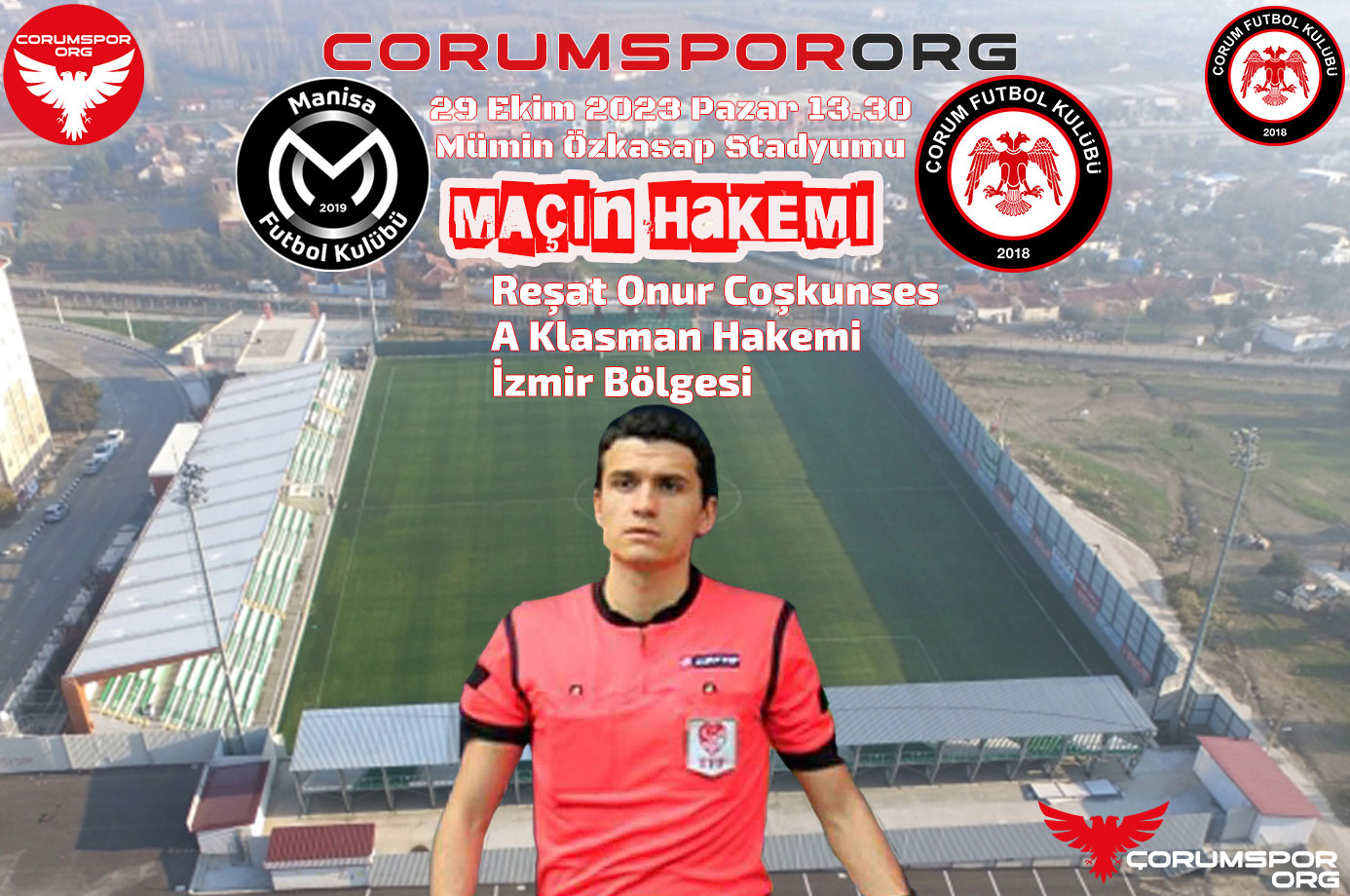 Hakemler komşu il İzmir’den