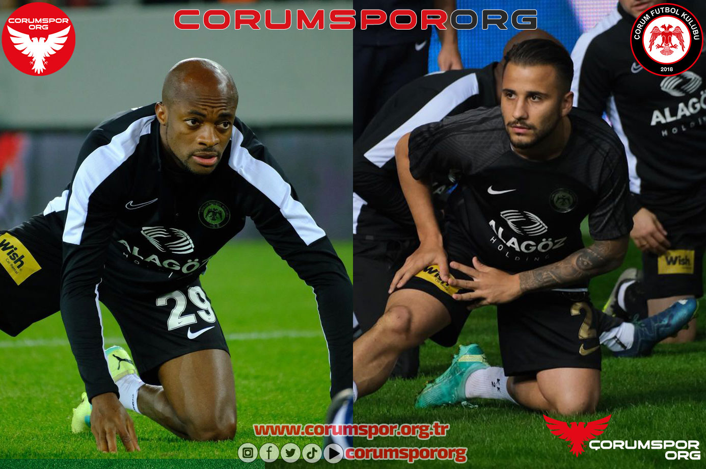 Kerem ve Geraldo kamp kadrosunda