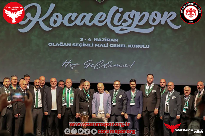 Kocaelispor mevcut Başkanı Engin Koyun yeniden seçildi.