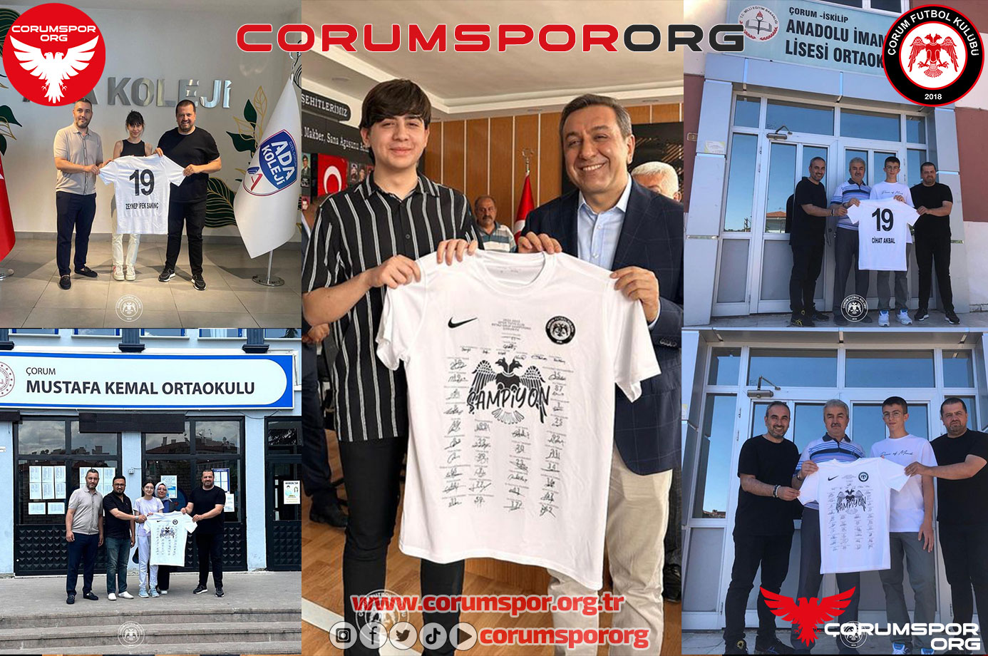 LGS'de 500 tam puan alan öğrencilere forma hediyesi