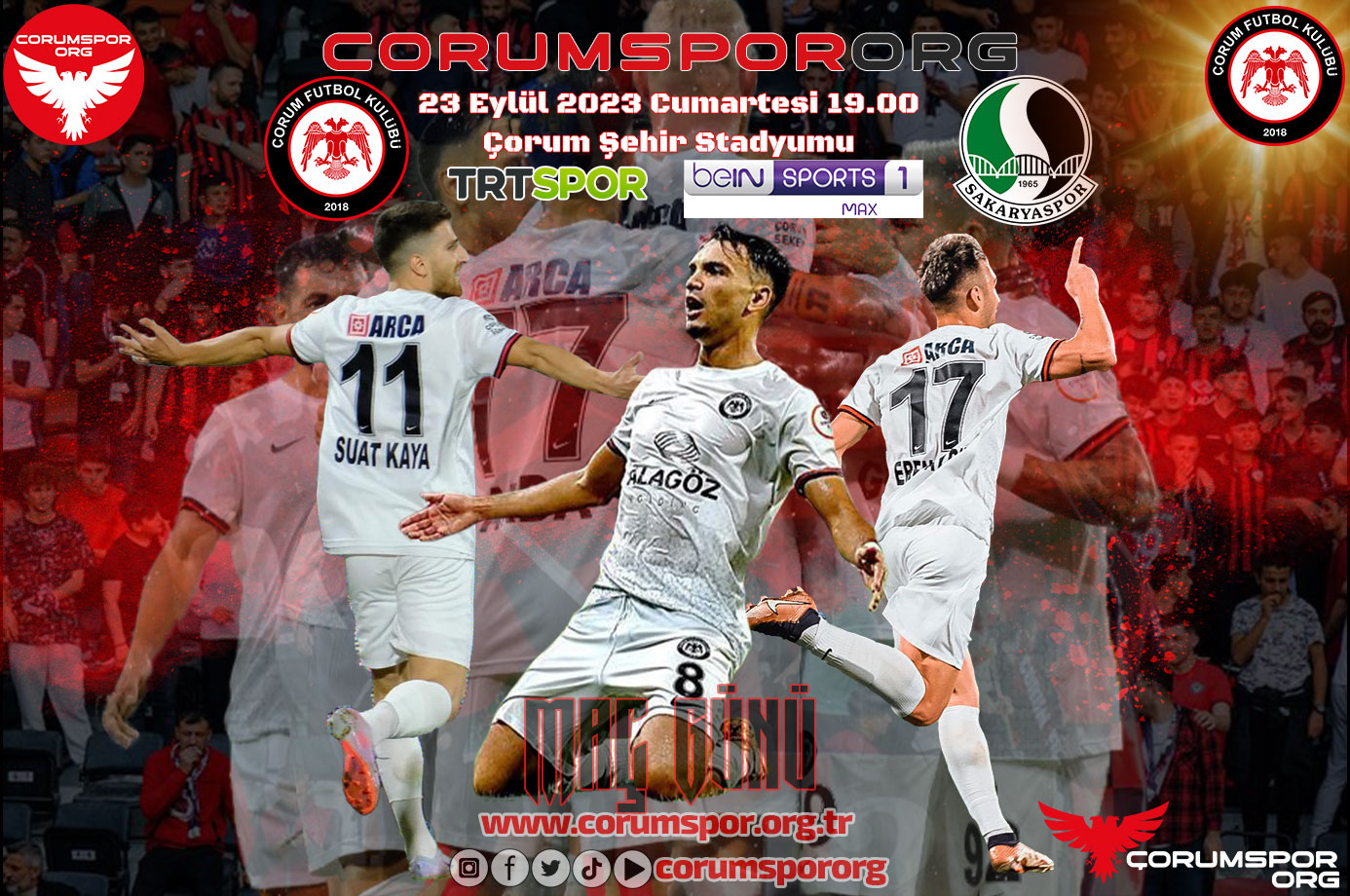 A. Çorum FK - Sakaryaspor Maç Günü