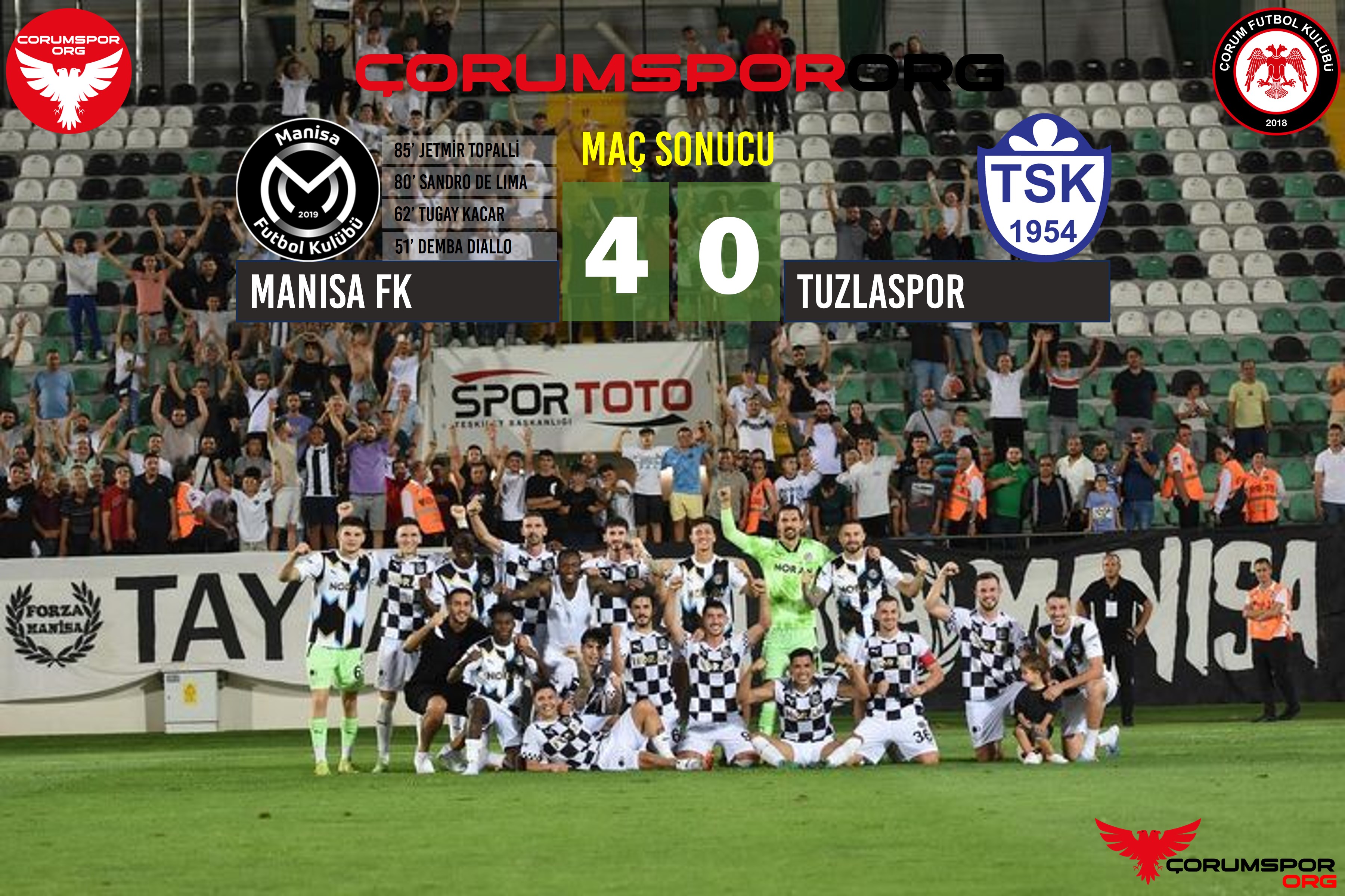 Manisa FK Tuzla’yı rahat geçti