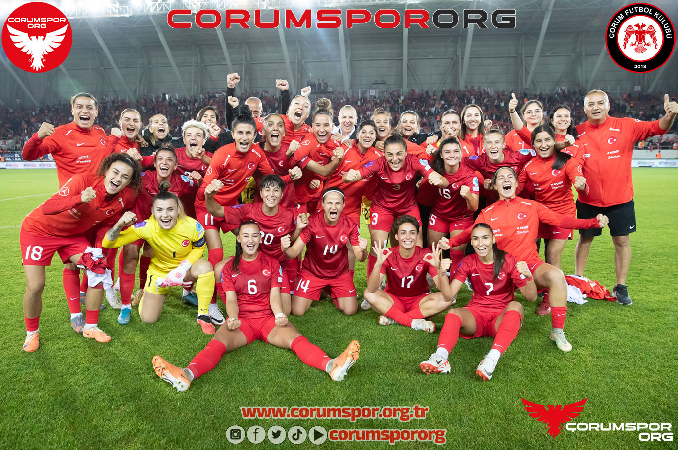 Milli Takım Çorum'da Güldü