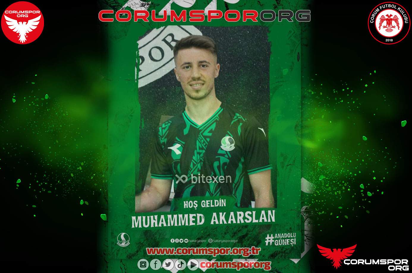 Sakaryaspor Muhammed Akarslan ile sözleşme imzaladı