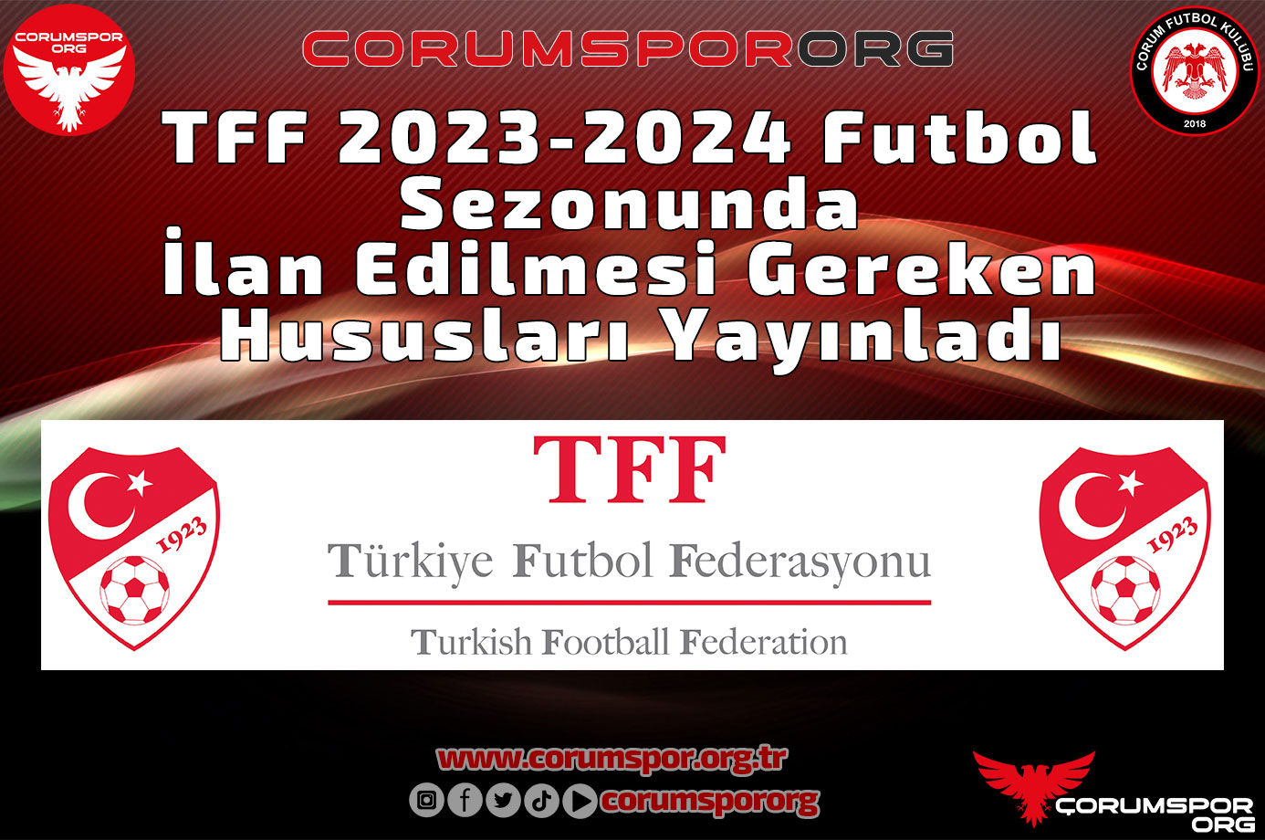 TFF 2023-2024 Futbol Sezonunda İlan Edilmesi Gereken Hususları Yayınladı