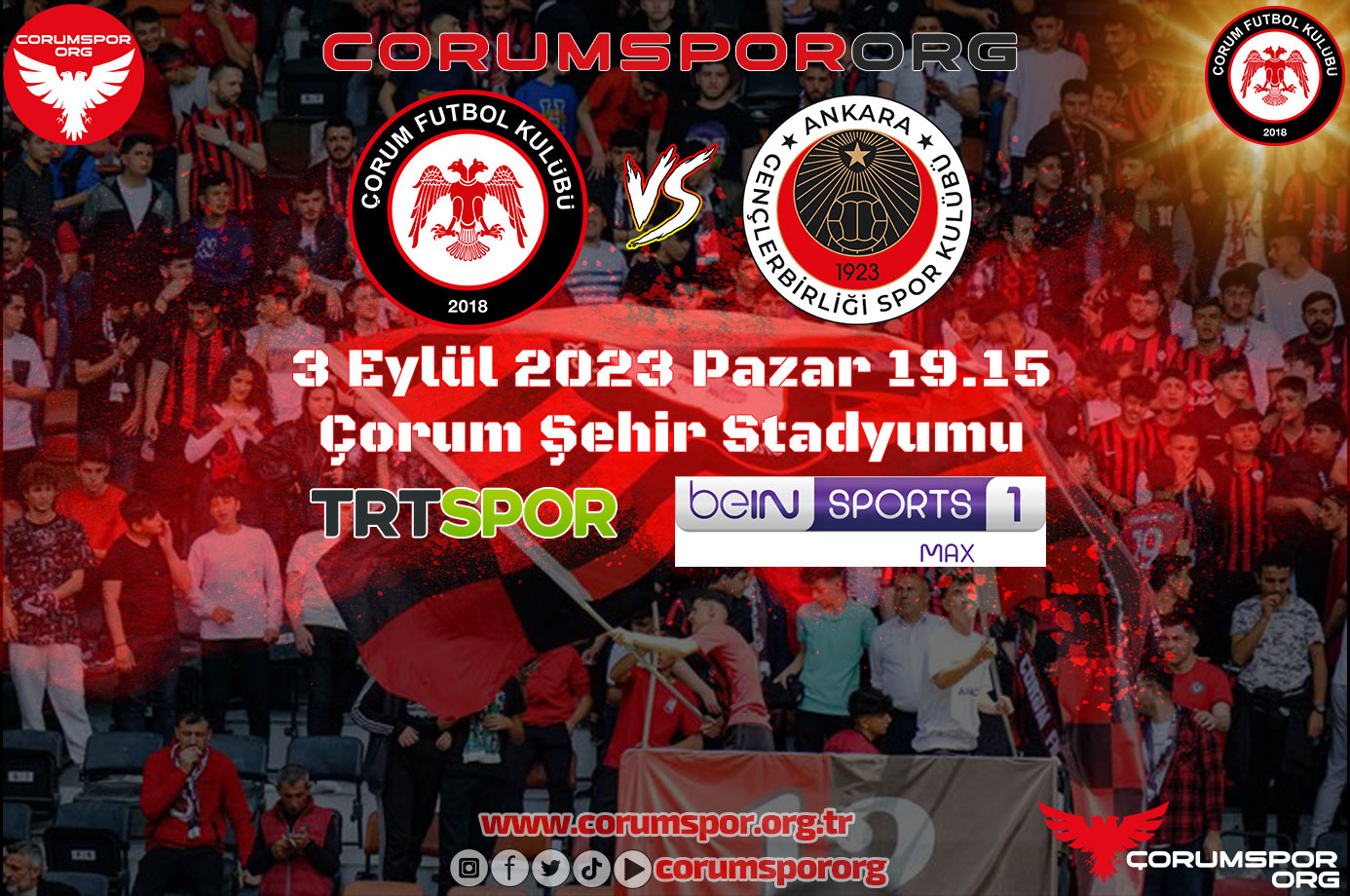 TRT Spor ve beIN Sports yayınlıyor